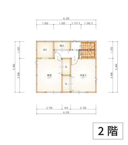 2階間取り